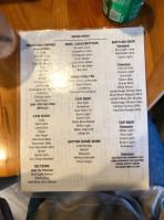 Drift Inn menu