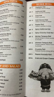 Tokyo Grill menu