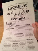 Nickel's Pit Bbq Watkins Glen menu