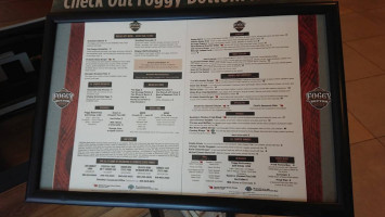 Foggy Bottom Kitchen menu