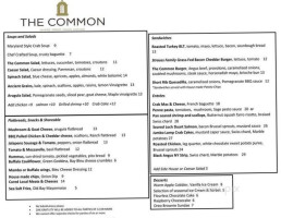 The Common menu