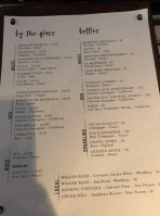 The Owl Wine Bar Restaurant menu