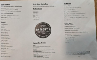 Anthony's Fresh.local.eats menu