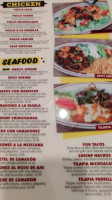 El Dorado Mexican menu