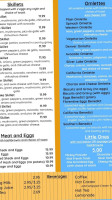 Silver Lake Grill menu
