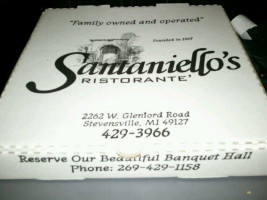 Santaniello's menu