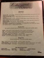 Edgewood Winery And Event Center menu