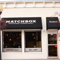 Matchbox Diner Drinks outside