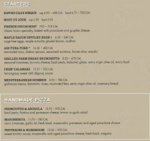 Nordstrom Cafe Bistro menu