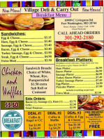 Crown Fried Chicken menu