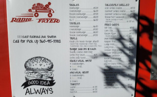 Radio Fryer Foods menu