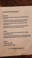Warrenside Tavern menu