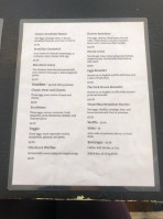 The Park House Kitchen menu