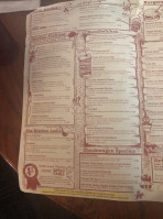 Handlebars Restaurant Saloon menu