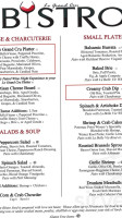 Potomac Point Winery menu
