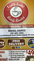Bagel Depot menu