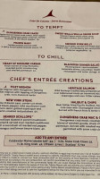 Blackfish Grill menu