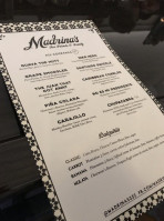 Madrina's menu