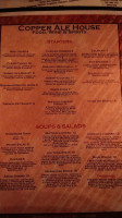 Copper Ale House menu