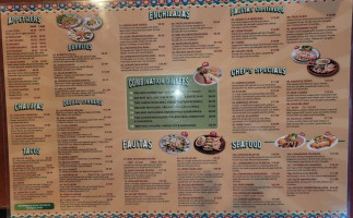 Los Pericos menu