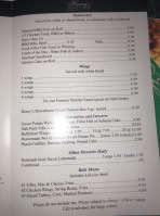 Henry's Soul Cafe' menu