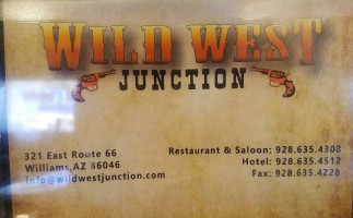 Dj's Wild West Junction menu