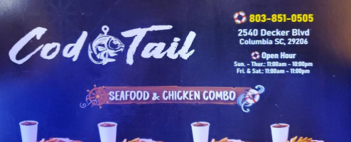 Cod Tail Seafood Chicken food