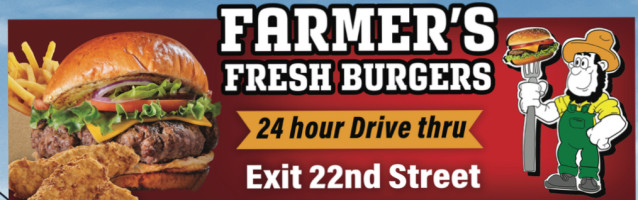 Farmer's Fresh Burgers food
