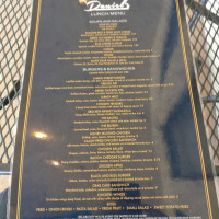 Daniel's Casual Fine Dining menu