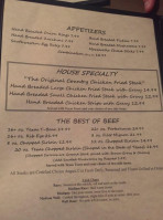 Rockett Cafe menu