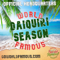 World Famous Daiquiris Margaritas inside