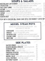Trolley Square Oyster House menu
