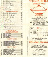 Wok N Roll menu