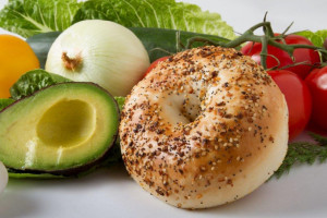 Bagels On The Run food