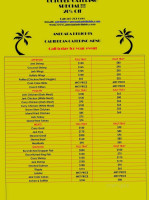 Anegada Delights Caribbean Cuisine menu