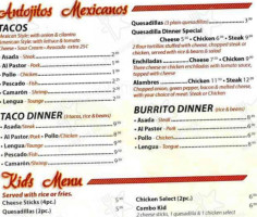 Las Islitas Stone Park menu