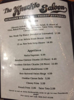 The Knuckle Brewing Company menu