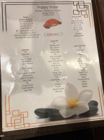 Aki Steak Sushi menu
