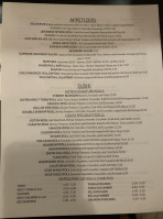 Goten of Japan Steakhouse menu