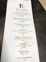 Eleanor's menu