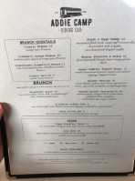 Addie Camp menu
