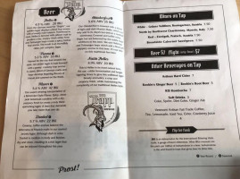 Von Trapp Brewery Bierhall menu