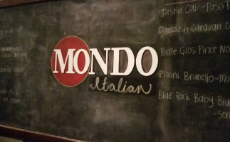 Mondo Italian Kitchen menu