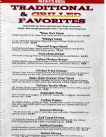 Richie's Grill Cafe menu