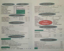 Dino's Pizza menu