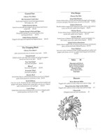 Lagoon And Grill menu