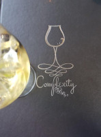 Complexity Wine menu