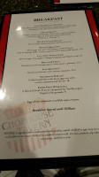 Chophouse menu