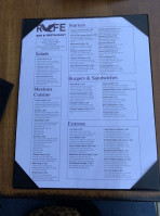 Ryfe Restaurant And Bar menu