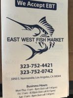 East-west Fish Market inside